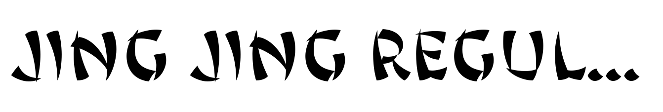 Jing Jing Regular